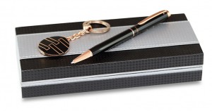 32420B/KC/Set-Ball Pen with Stylish Metal Keychain