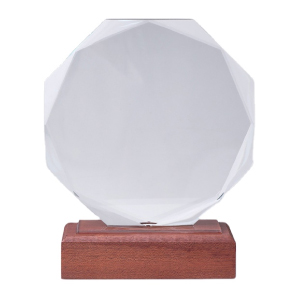 WCA-02 Octagon Crystal Award
