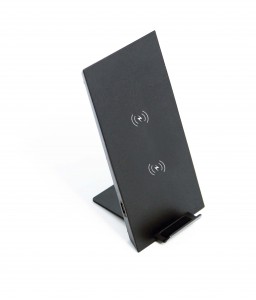 WCS105/BK Fast Wireless Mobile Charging Stand-Black