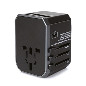 World Travel Adapter With Led light
