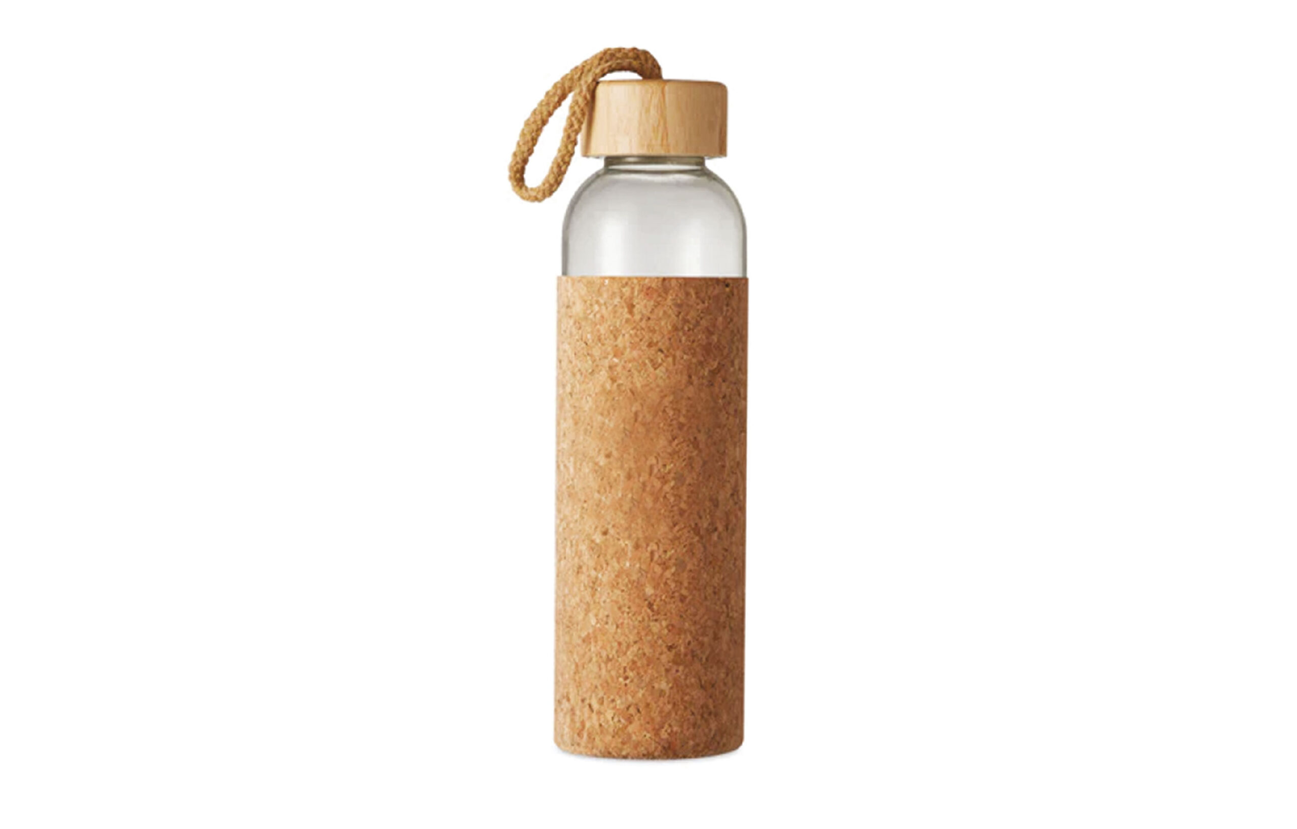 Glass Water Bottle with Bamboo Glass Water Bottle with Bamboo