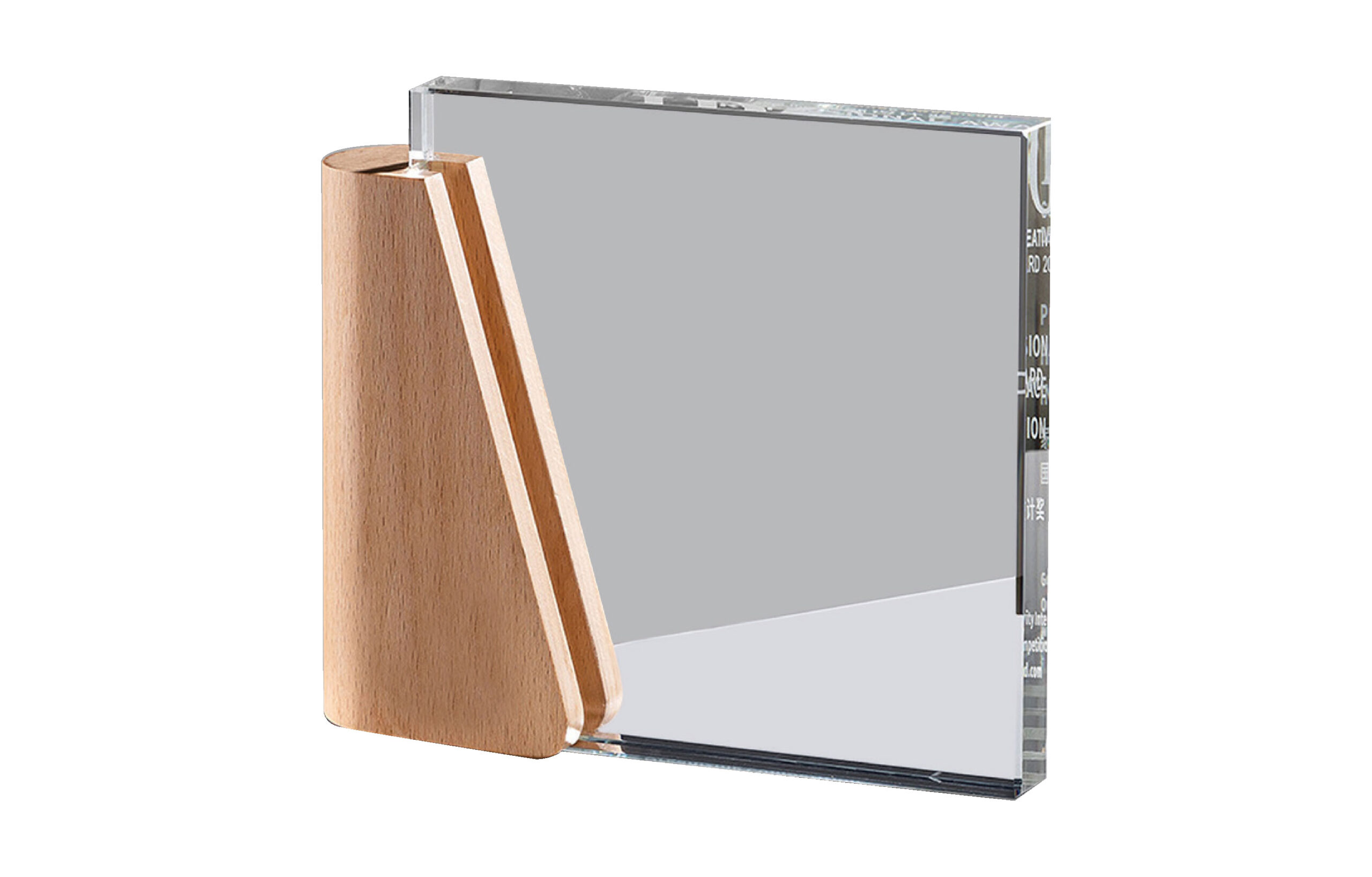Wooden Crystal Award